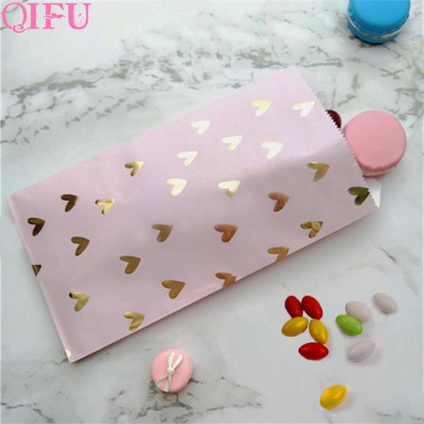 

qifu 25pcs kraft paper bag popcorn волнистые stripes коробка конфет подарочная упаковка сумки печатные бумажные мешки treat свадебный день д