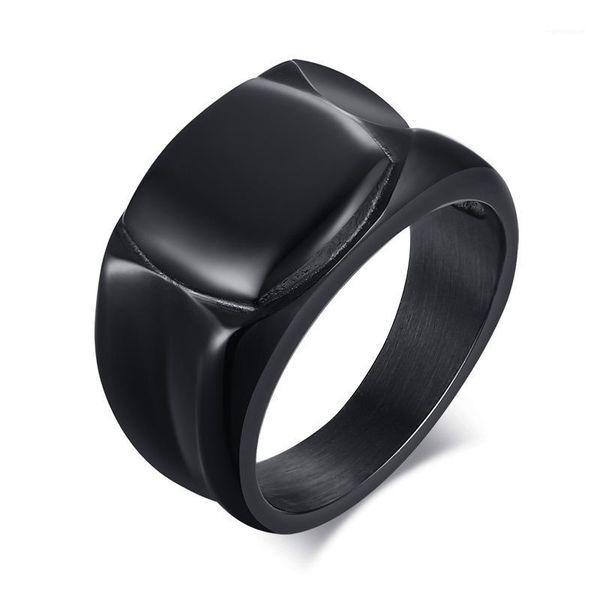 

jhsl brand novelty black big male men rings fashion stainless steel jewelry size 7 8 9 10 11 121, Golden;silver