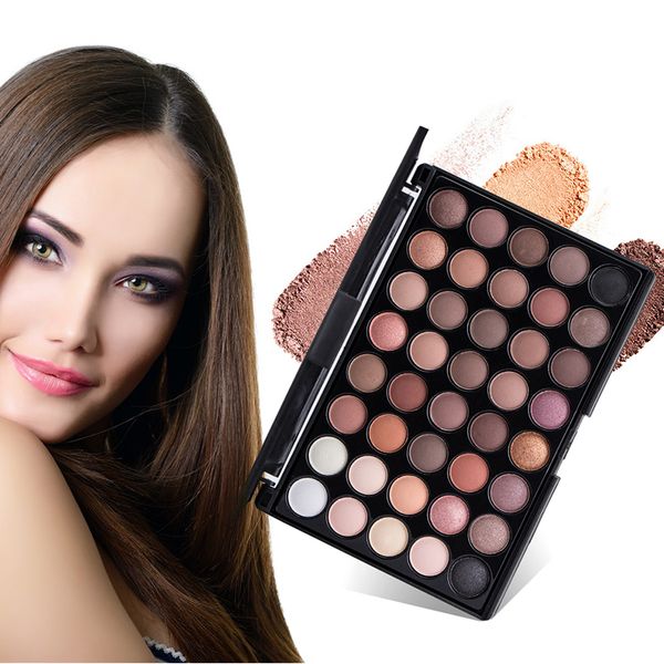 

40 colors eye shadow nude matte eye shadow palette pearl shimmer eyeshadow portable powder lasting cosmetics