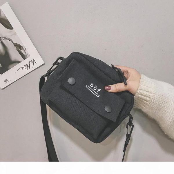 

fashion messenger for women 2020 brand new canvas shoulder female casual letters students school bags handbags