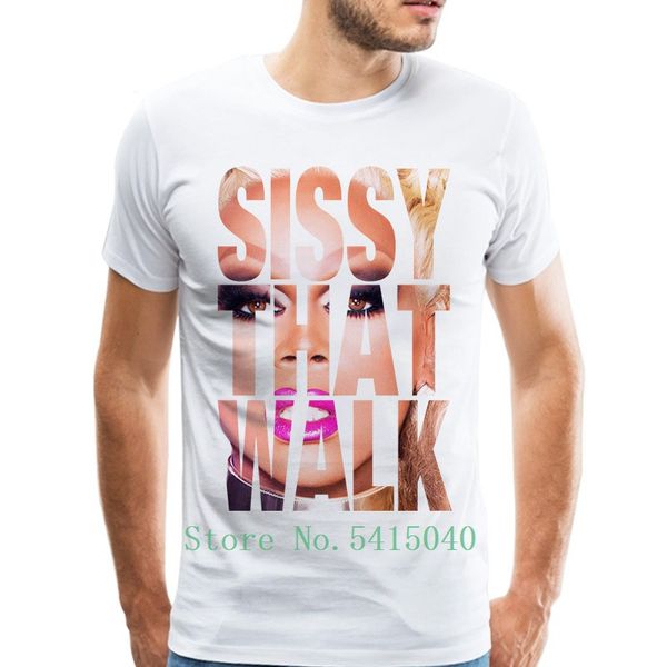 

2020 latest rupaul shirt sissy that walk t shirt menhort sleeves digital tv show tee white tshirt sport hooded sweatshirt hoodie