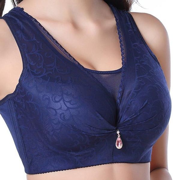 

designer plus size bra for women lingerie large bras vest ladies black friday 2021 deals, Black;gray