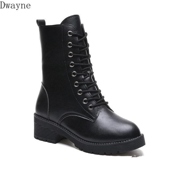 

boots 2021 tube fashion women's short thick, Black