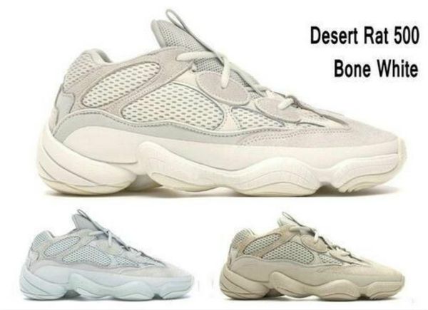 

2020 new bone white desert rat 500 kanye west runner men designer shoes mens womens utility black blush salt running shoes sneakers trainers
