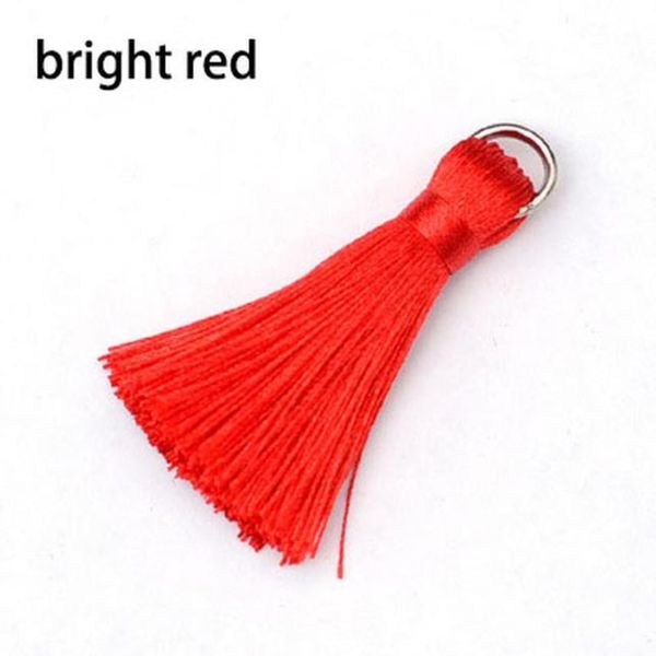 

12pcs lot 5cm mini silk tassel fringe sewing bangs flower tassel pendant tassels for diy curtains home decoration accessories h qylxxx