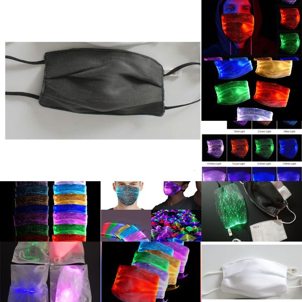 

fashion designer glowing with pm2.5 filter 7 colors luminous led face masks for christmas party festival masquerade rave mask 1 neg5l