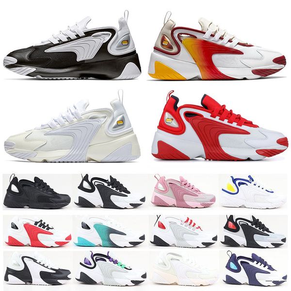 

men casual shoes triple black zoom 2k m2k tekno race grey infrared royal blue regency purple university red mens women sports sneaker er6v