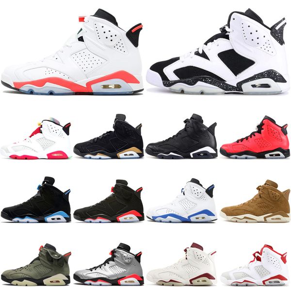 

2020new jumpman 6 mens basketball shoes alternate angry bull golden harvest indoor outdoor fashion all-match trainers sport sneakers us 7-13