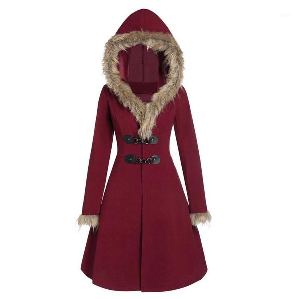 

faux fur coat womens plush long thick overcoat plus size hooded long coat chaqueta mujer winter women manteau femme1, Black