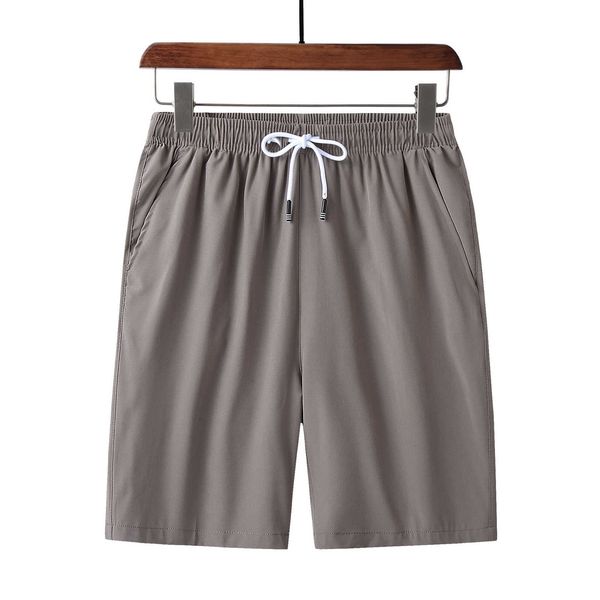 

summer solid casual capris with large underpants and breeches men's sports shorts, White;black