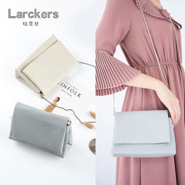 

larckers бренд женщин сумка мягкой pu кожаный чехол дамы лоскут мешок crossbody мешки твердый моды цепи