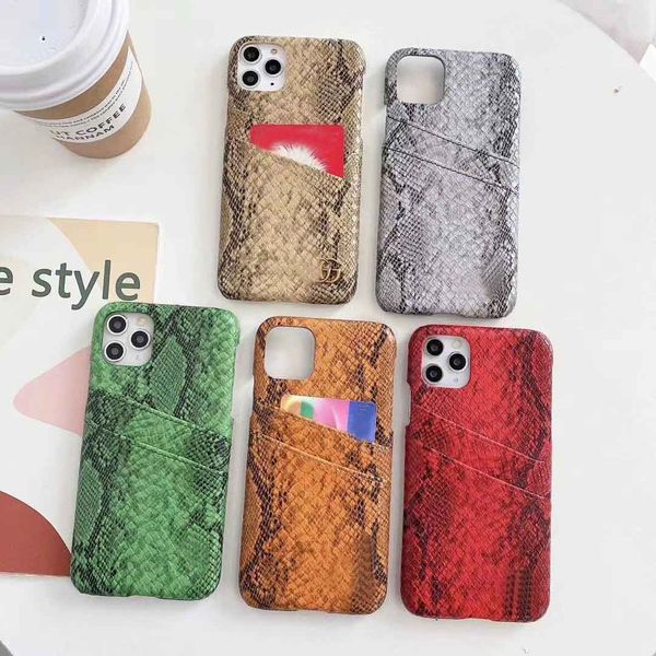 

fashion phone case for iphone 12/11/11pro/11pro max/ xr xsmax x/xs 7p/8p7/8/ designers snake lines iphone really cover case 2-color