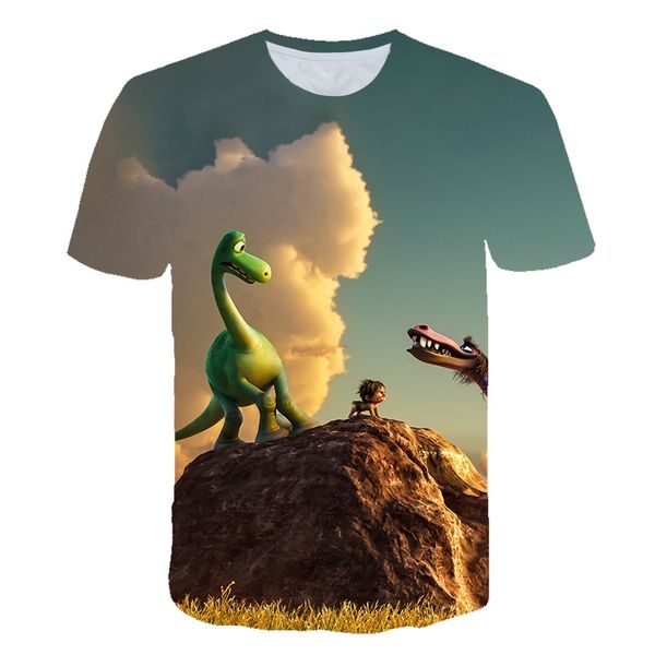 

dinosaur 3d men cartoon mix kawai clothing street boy clothing 3d print shirts graphic horror anime men clothing
