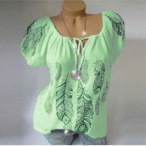 

fzuoo new coat women's summer fashion t-shirt sleeve printed casual new summer women's coat short fashion short sleeve printed cas, White