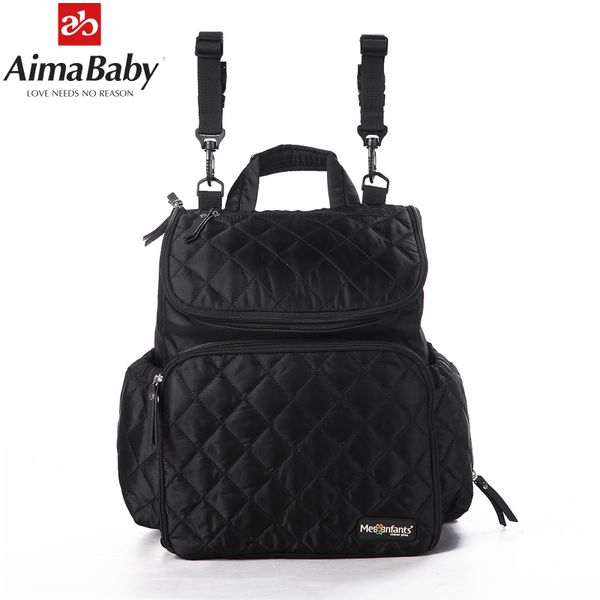 Aimababy Fralda Saco Moda Múmia Mamãe Maternidade Bag Marca Bebê Travel Mochila Fralda Organizador Enfermagem Saco Para Bebê Stroller LJ201013