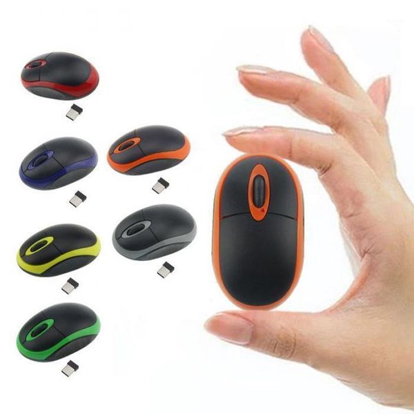

1pcs portable 2.4g wireless mouse mini cordless optical mice for computer lapnotebook usb receiver optical gaming mouse1