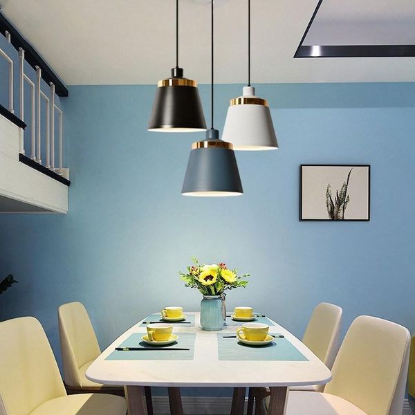 

modern pendant light for living room bedroom nordic lamp white black hanging lamp suspension luminaire lighting fixtures