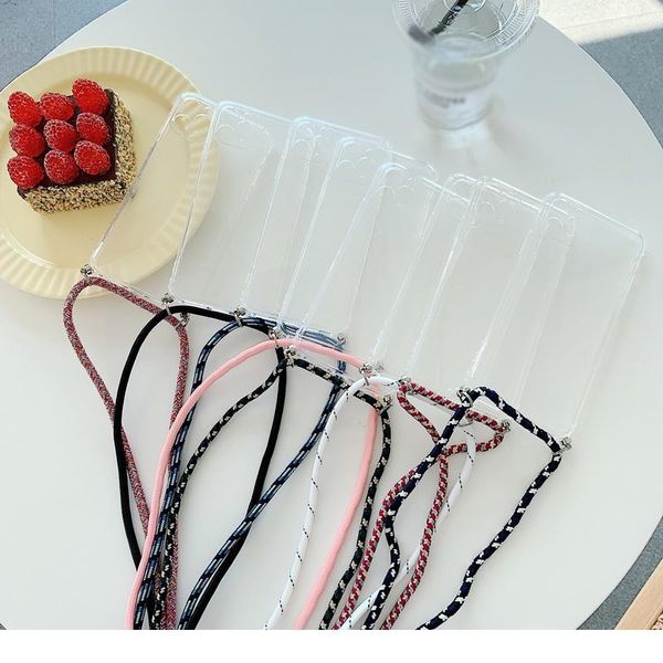 

for iphone 11 case necklace lanyard shoulder rope cord clear soft tpu phone cover for iphone xr 11 pro ma qylkqy