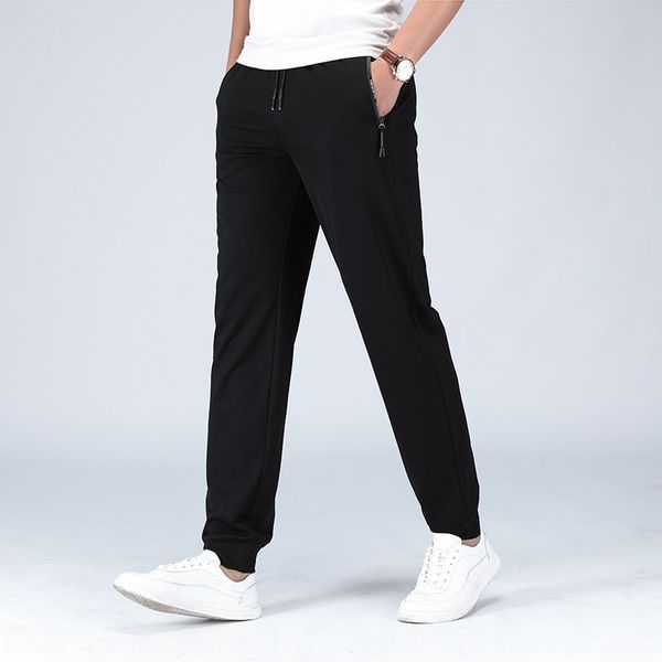 

летний мужской случайный жир спорт случайного жира мужского большой и маленькие ноги штаны откорм и увеличение воздухопроницаемости лед шелк, Blue