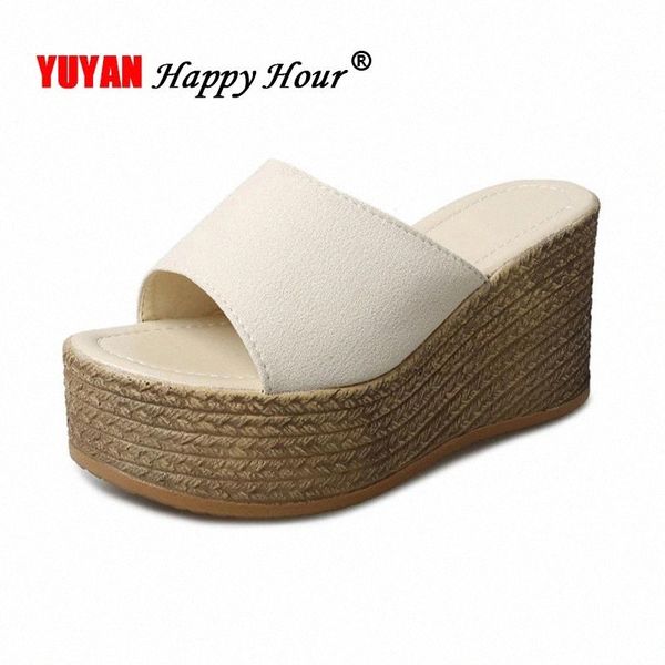 

2019 summer shoes women wedge sandals woman flat platform sandals sweet ladies wedge heel 9cm a1185 #ce7j, Black