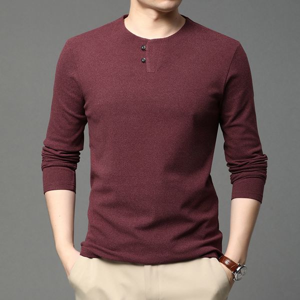 

2021 новый мужской рубашка с длинным рукавом вокруг двухстороннего шеи со свинцовым толстым топостями стиль зимнее зимнее платье футболки цв, White;black