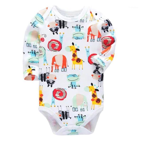 

baby girls clothing jumpsuit newborn toddler romper long sleeve 100% cotton 3-24 months infant boys clothes1, Blue