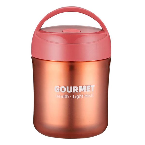 

portable outdoor picnic school leak proof office travel flask insulated vacuum soup cup stainless steel for kid with lid