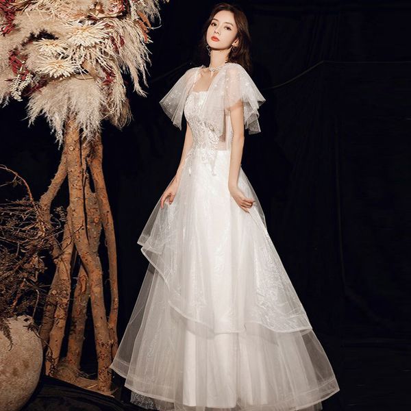 

2021 new * lace applications robotic dresses dressed bride dresses*1087 lgq1, Blue;red