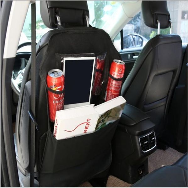 

car seat back bag organizer storage phone holder multi-pocket hanging bags black1