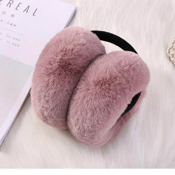 

ear muffs winter earmuffs faux fur plush multi-colored woman child thermal eamuffs cute girl earmuff, Blue;gray