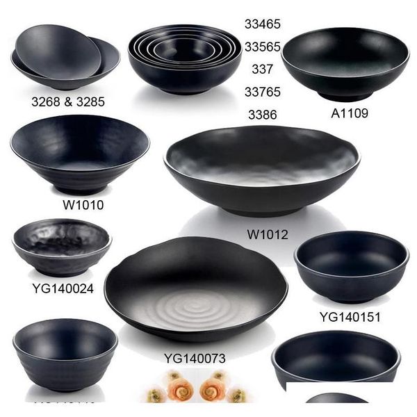 

black frost bowl melamine dinnerware big round bowl chain restaurant a5 melamine bowls melamine tablewar jllxyu powerstore2012