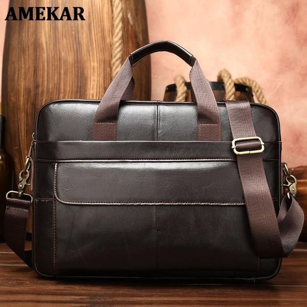 

briefcases westal men 's briefcase bag lapbusiness tote for document office portable shoulder genuine leather
