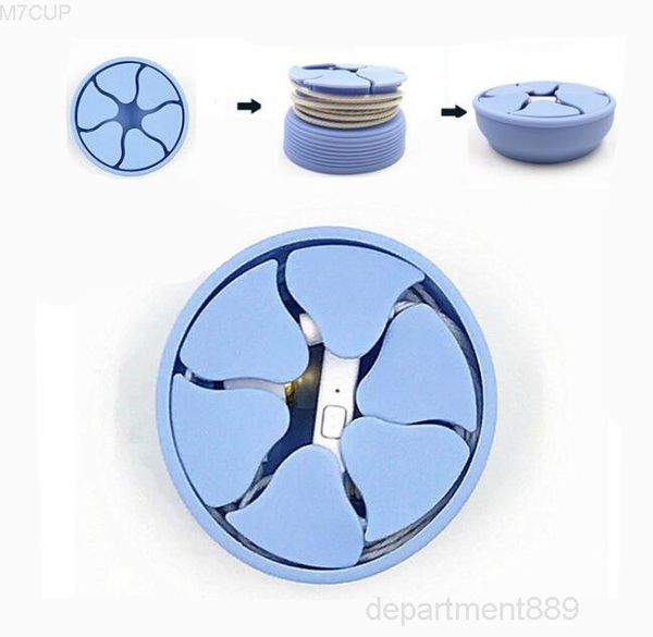 

headphone box tangle-earbuds holder portable silicone earphone compact storage case headphones cable keeper owb3006