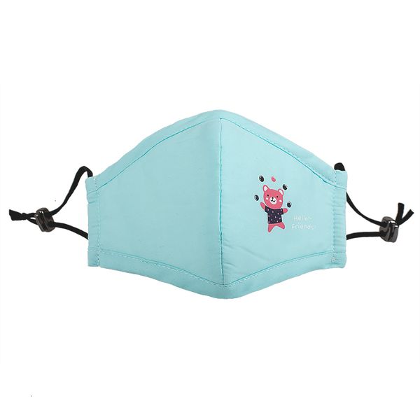

washable student with reusable masks kids 2pcs filter pad black pink blue dustproof face mouth cover 4 nlwsv
