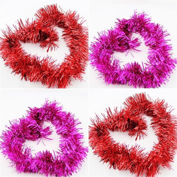 2m Enfeites de Natal enfeites Garland Multi Color Festa de Cor Suprimentos Sparkly Teto Suspensão Decorações Garlands Home Nova Chegada 0 74AB G2