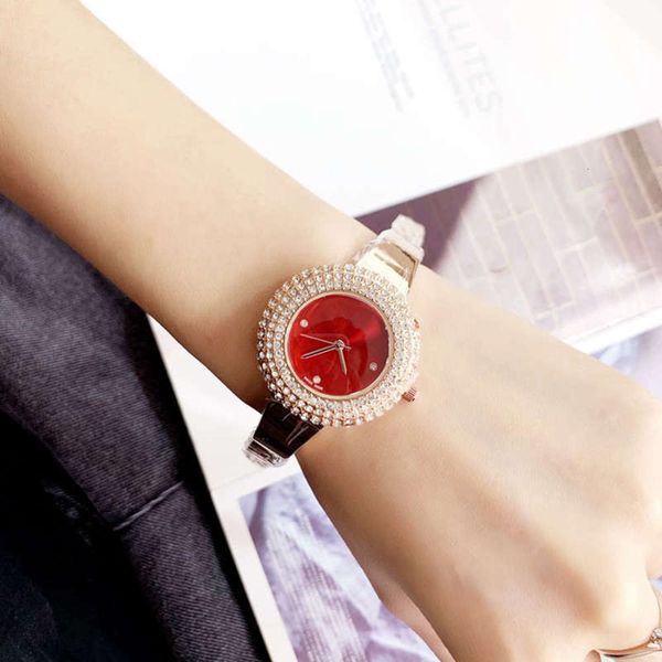 

women's casual belt fashion water steel diamond women watch fashion brand women's fashion watch diamond face, Slivery;brown