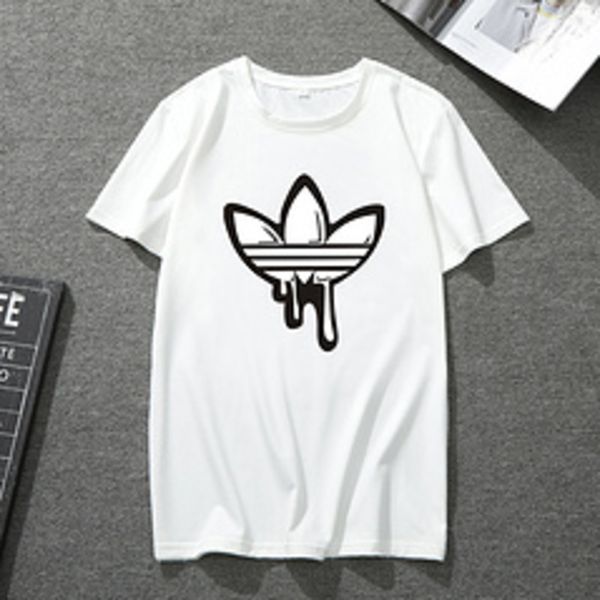 

fashion white fashion summer men summer cotton tees skateboard hip hop streetwear t shirts ad designer, White;black