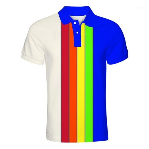

cloudstyle mens shirt casual short sleeves 3d printed striped shirt male streetwear summer plus size 7xl1, White;black