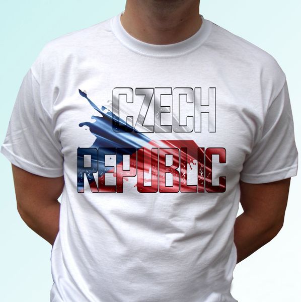 

czech republic flag white country sizesmen summer short sleeves casual 3xl hip hop sport hooded sweatshirt hoodie t shirt