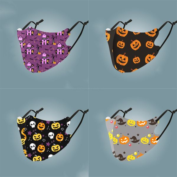 

earloop face masks camouflage printing ice silk anti splash and splatte sunshadedustproof mouth mask#286, Black