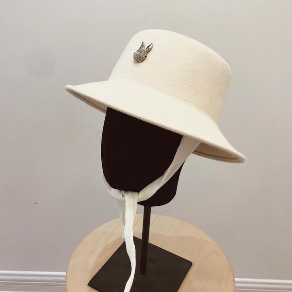 

qpalcr новые шапки для зимы женщин fedora hat дамы ретро wool felt hat black sombreros de mujer лук fedoras ковша, Blue;gray