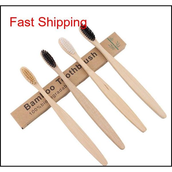 

wooden toothbrush environmental protection natural bamboo toothbrush oral care soft bristle for home or l with qylolh toys2010
