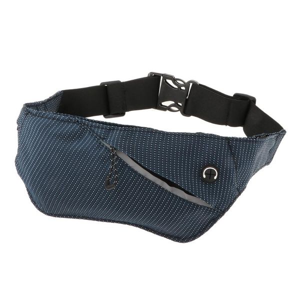 

waist support durable running packs multi-pockets gym fitness travel workout exercise pouch bag fits 4-6 inches smartphones, Black;gray