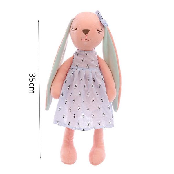 

cartoon rabbit plush toys cute long ears bunny doll for children soft plush stuffed animal appease sleeping toys home decoration jllgky