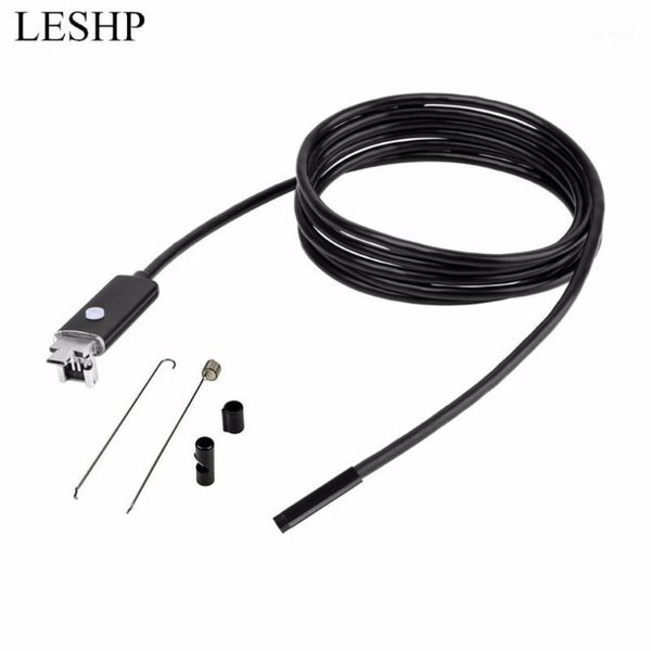 

2 in 1 2m 7mm lens usb inspection camera waterproof 6 leds mini usb endoscope borescope tube for android pc computer1