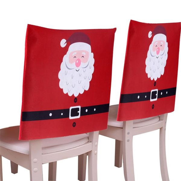 

chair covers santa claus back cover home decoration christmas gift festival party decorations