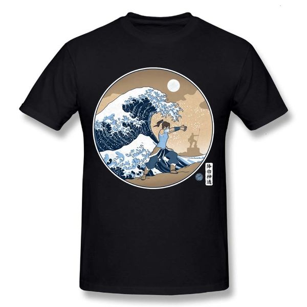 

hkfz cool men avatar waterbender great wavetees t shirt the last airbender round neck design t-shirt sport hooded sweatshirt hoodie