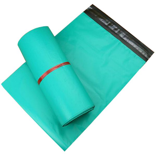 

18*42cm teal green eco poly mailers self adhesive shipping mailing package mailer postal envelopes gift bags courier storage bags