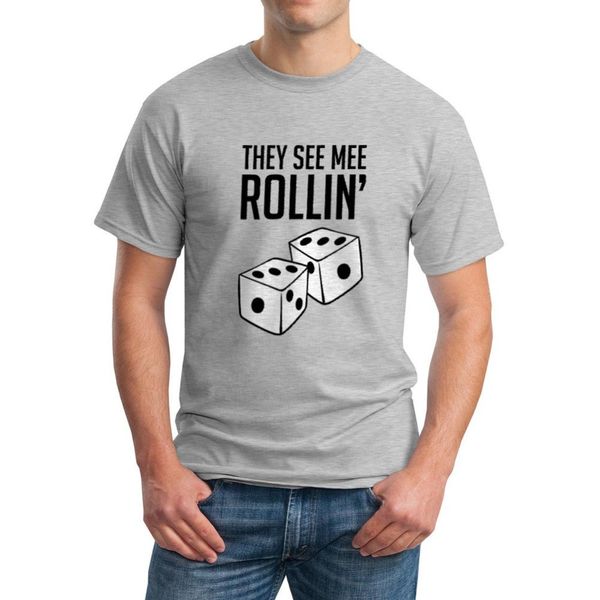 

see me rollin dices rap lifestyle men's heather grey new sizes s 3xl new brand cool casual sport hooded sweatshirt hoodie men t shirt
