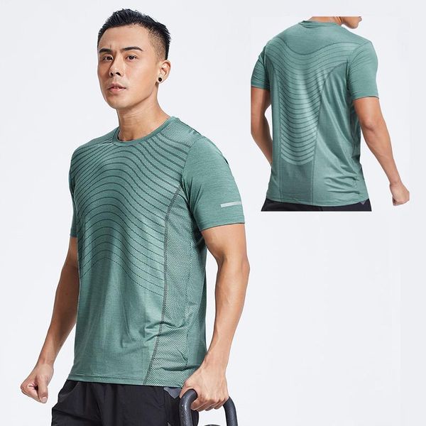 

running jerseys 2021 quick-drying compression men's sports training suit gym jogging tight fitness workout clothes1, Black;blue